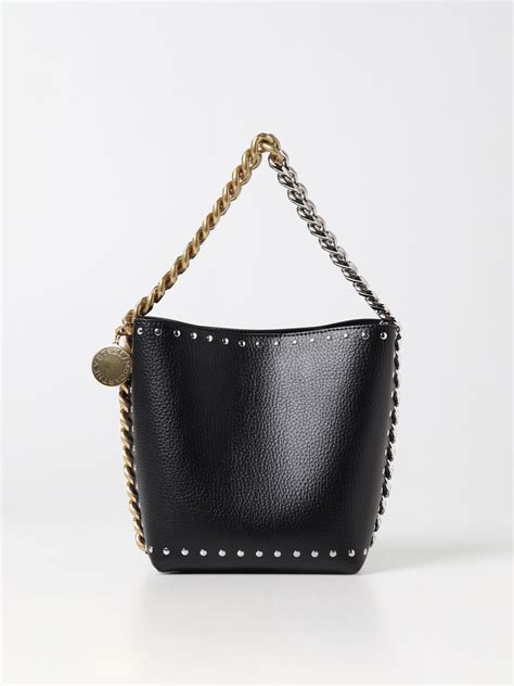 Stella Mccartney Borsa Mini Borsa In Pelle Sintetica A Grana Con