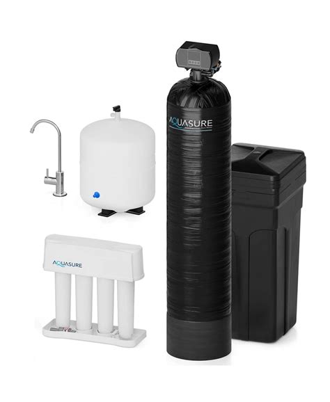 Aquasure Harmony Series 64 000 Grains Whole House Water Softener And 75 Gpd Reverse Osmosis