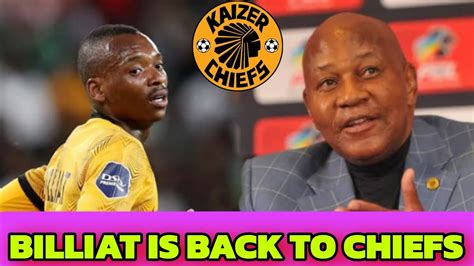 Khama Billiat Is Back To Kaizer Chiefs Youtube