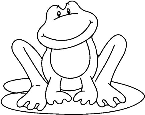 Frog clipart black and white 3 - Clipartix | Clipart black and white ...