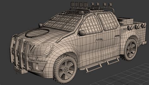 Matt Yorks Online Portfolio High Poly Model