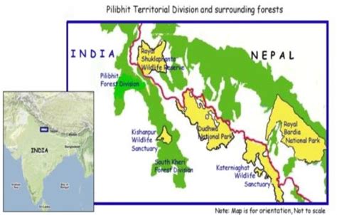 Map of Pilibhit Tiger Reserve | Download Scientific Diagram