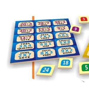 Jogo Bingo Da Matemática Pedagogico Educativo IOB Brinquedos Tem Tem