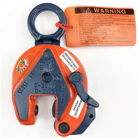 1 Ton Crosby Ip Ipu10 Plate Lifting Clamps Wesco Industries