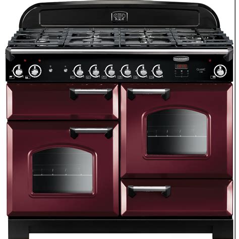 Rangemaster Cla110ngfcyc Classic 110 All Gas Range Cooker Cranberry