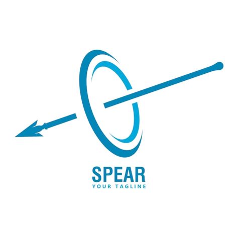 Premium Vector Spear Logo Vector Icon Illustration