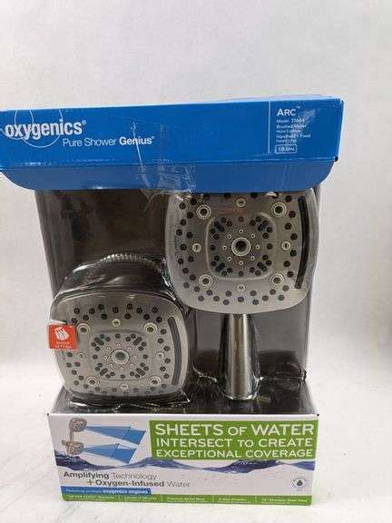 Oxygenics Shower Head Set New Rio Grande Trade