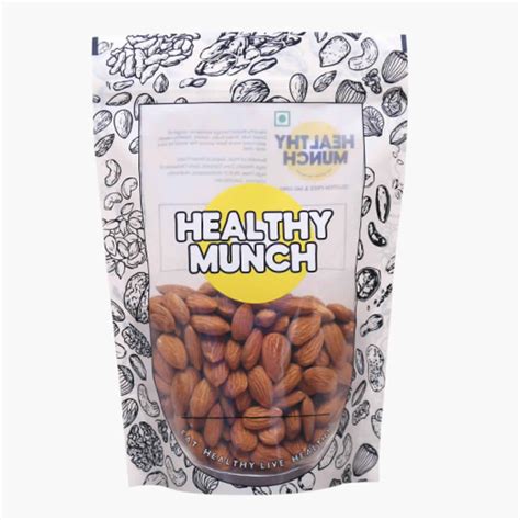 Buy Healthy Munch Premium Almonds 250 Gms Online At Best Price In 2024