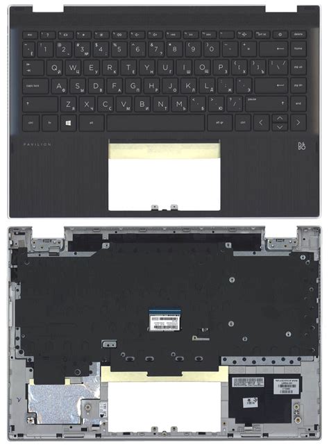 Клавиатура для ноутбука Hp Pavilion 14 Dw топкейс черный купить с доставкой по выгодным ценам