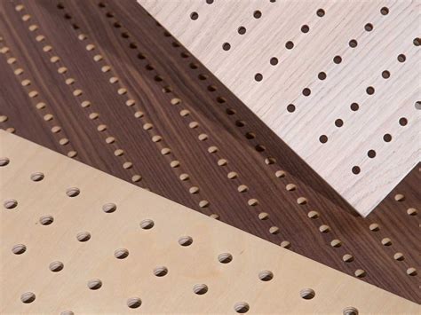 Wooden Perforated Acoustic Panels For Sound Diffusers At Sq Ft