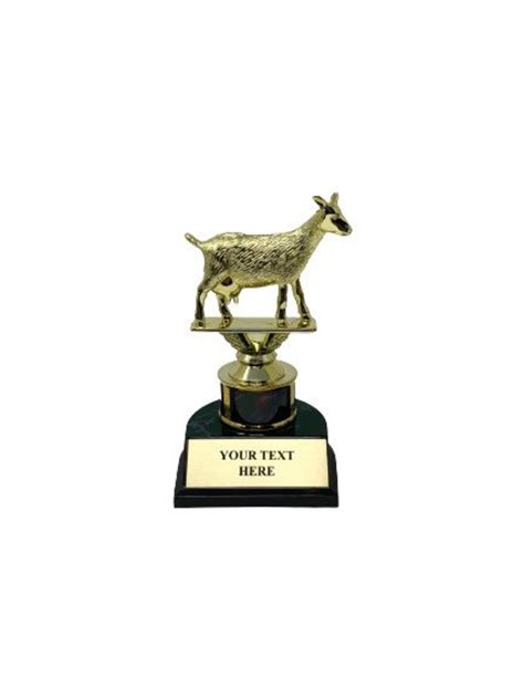 Goat Award Trophy Greatest Of All Time Goat Trophy 65 Tall Free
