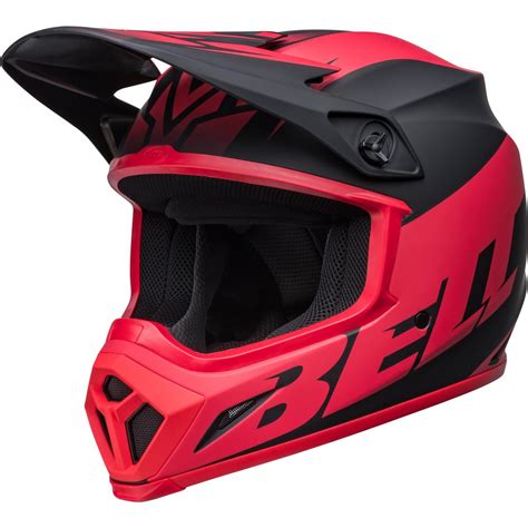 Bell Mx Helmet Mx 9 Mips Disrupt Matte Blackred Maciag Offroad