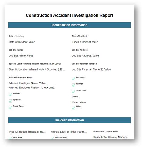 Incident Report Examples Templates Gocanvas