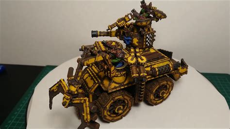 Warhammer 40k Ork Army New Look Battlewagon Short Vid YouTube