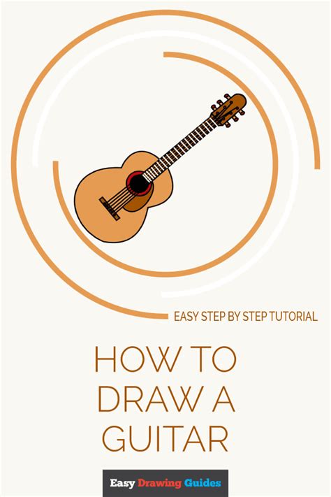 How To Draw A Guitar In A Few Easy Steps Easy Drawings Drawing