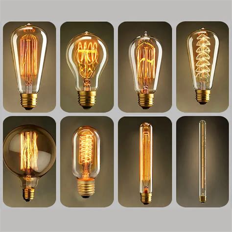 Dimmable Edison Light Bulb E27 40w 220v Retro Vintage Edison Bulb