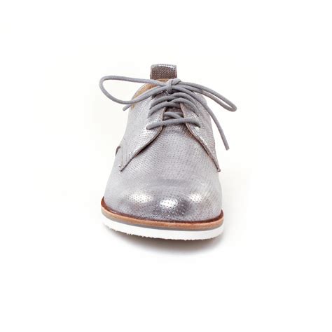 Caprice Grey Derbys Gris Argent Printemps T Chez Trois Par