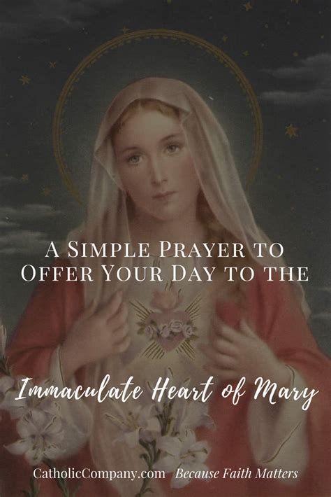 A Simple Prayer to Offer Your Day to the Blessed Mother | The Catholic ...