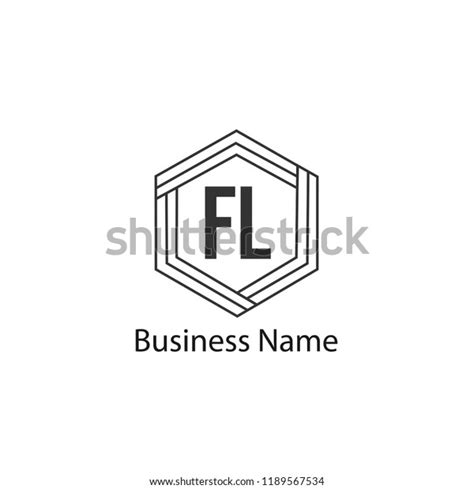 Initial Letter Fl Logo Template Design Stock Vector Royalty Free