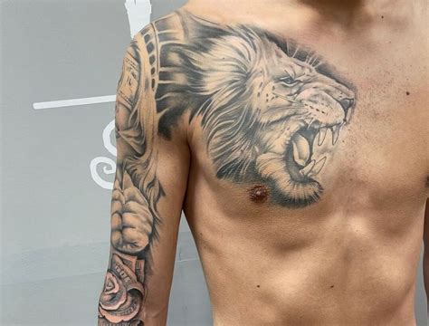 101 Best Lion Chest Tattoo Ideas You Have To See To Believe