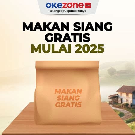 Makan Siang Gratis Rp15 000 Per Anak Mulai 2025 0 Foto Okezone Infografis