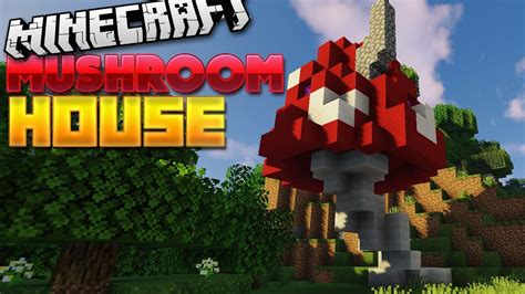 How To Build A Giant Mushroom House In Minecraft 114 Tutorial Youtube