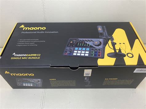 1C183 maono AME2A MAONOCASTER E2 SINGLE MIC BUNDLE マオノ オーディオインターフェース