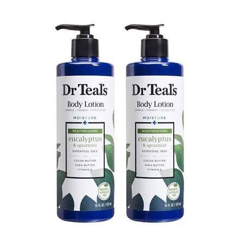 Dr Teals Moisture Rejuvenating Body Lotion With Eucalyptus And Spearmint 2pcs Main Market