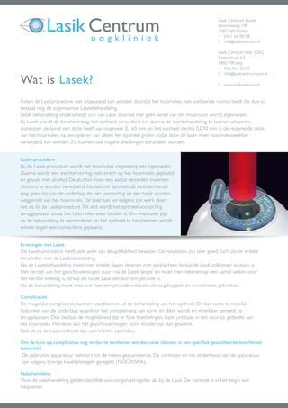 Lasek Behandeling PDF