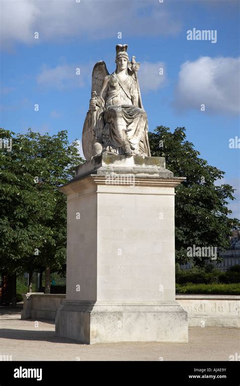 Statue Outside Louvre, Paris, France Stock Photo - Alamy