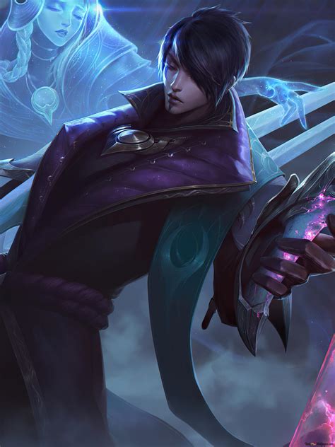 Aphelios Splash Art League Of Legends Lol 4k Wallpaper Download