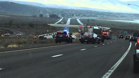 Just Now Major Traffic Accident Us 395 North Of Reno Nevada Youtube