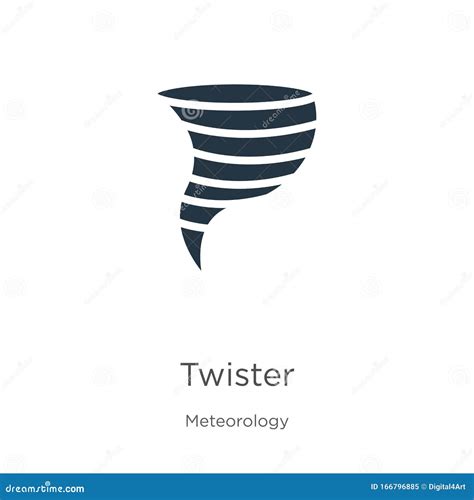 Twister Icon Vector Trendy Flat Twister Icon From Meteorology