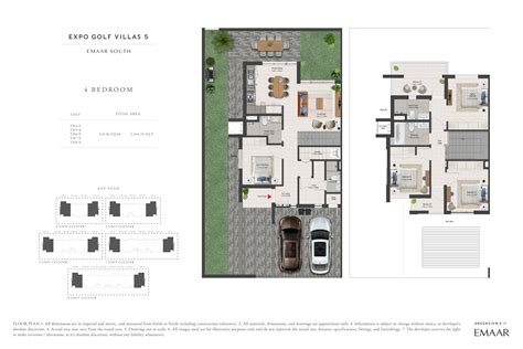 Floor Plans Expo Golf Emaar South By Emaar