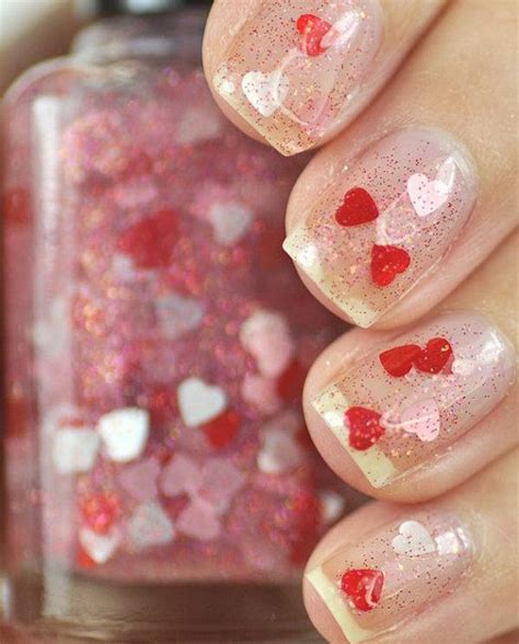 40 Romantic And Lovely Heart Nail Art Designs Ideas For Valentines Day Ecstasycoffee