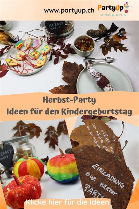 Kindergeburtstag Feiern Im Herbst Mit Einfach Gebastelten Ideen