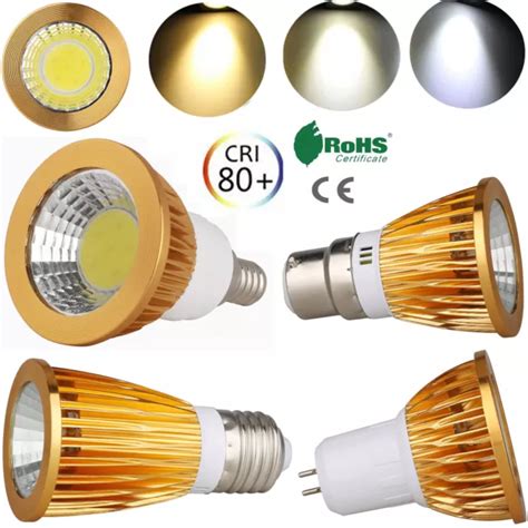 Gu5 3 Mr16 B22 E27 E14 Gu10 Cob Led Spot Ampoule Ultra Bright Clair 9w