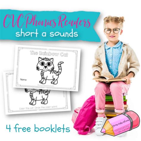 Phonics Readers: CVC Short A - Free Word Work