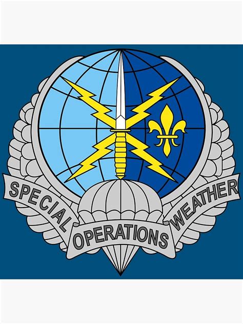 United States Air Force Special Operations Weather Team Art Print By