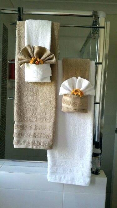 Decorative Ways To Hang Towels In Bathroom Bathroom Poster