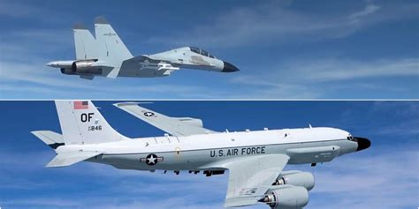 Video shows Chinese Navy J-11 fighter jet flying within 20 feet of USAF ...