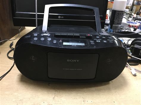 Sony Cfd S Cd Radio Cassette Tape Recorder Player Ebay