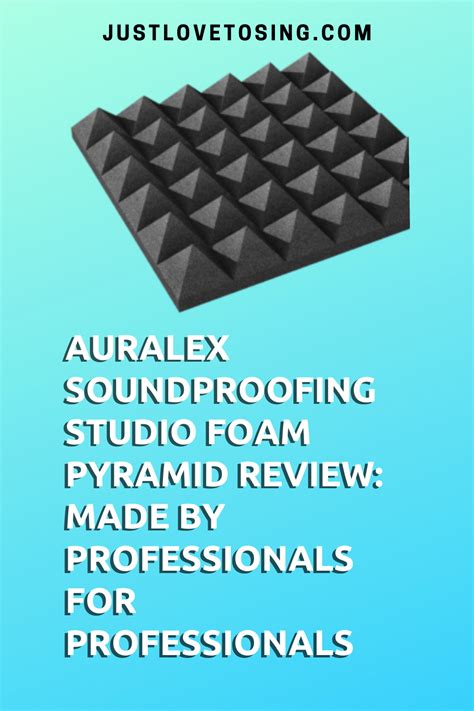 Auralex Soundproofing Studiofoam Pyramid Review Made By Professionals