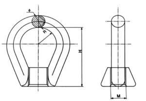 Oval Eye Nut Clevis Eye Nut Thimble Eye Nut Manufacturer Rax Industry