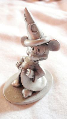 Walt Disney Fine Pewter Mickey Mouse Pewter Figurine Usa