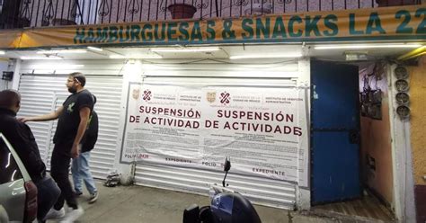 Suspende INVEA actividades de 7 establecimientos en Álvaro Obregón y