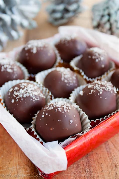 Fun Recipe World Dark Chocolate Salted Caramel Truffles With Fleur De Sel Recipe