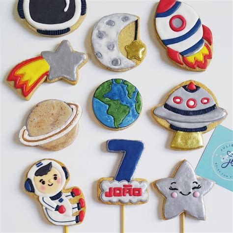 Biscoito Decorado Astronauta Elo Produtos Especiais