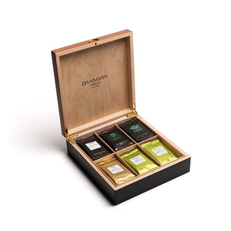 Bienvenue Coffret En Bois 42 Sachets De Thés Et Infusions Suremballés