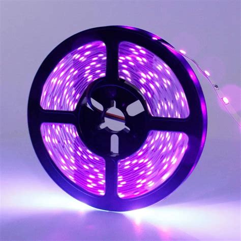 Nm Nm Nm Uv Black Light Led Strip Light Smd V Leds Mtr